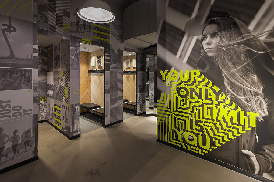 Nike PDG Fitting Rooms