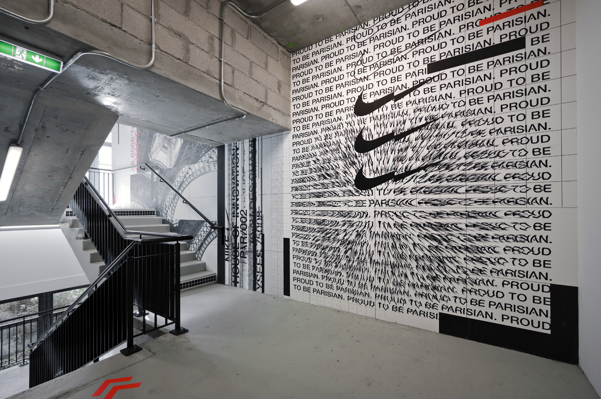 Nike shop Kalverstraat confettireclame.nl  Space design, Sports office,  Experience design